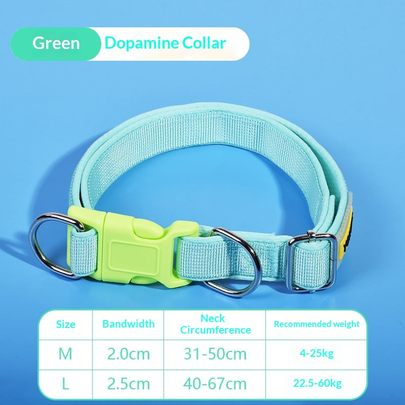 Comfortable Solid Color Dog Collar
