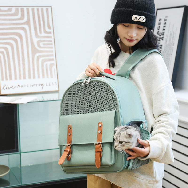 Portable Breathable Pet Backpack