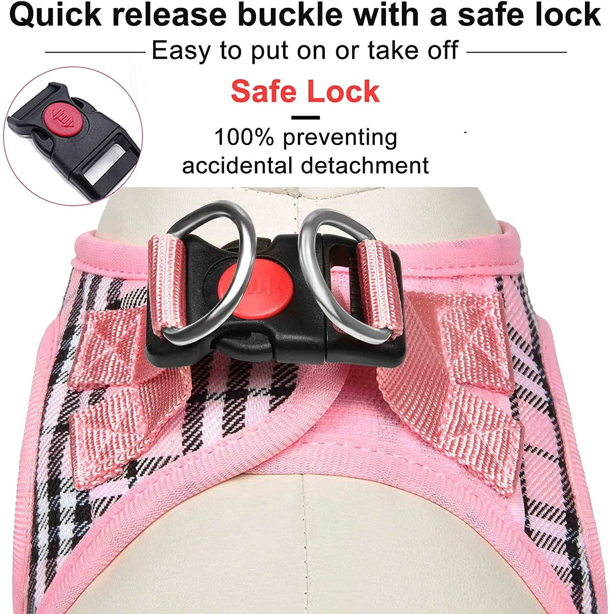New Pet Harness With Vest-Style Leash and Rope