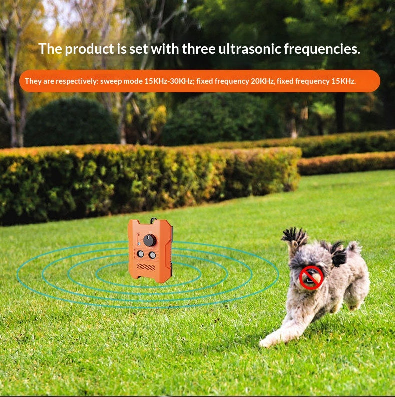 Ultrasonic Outdoor Anti-Bark Dog Training Device