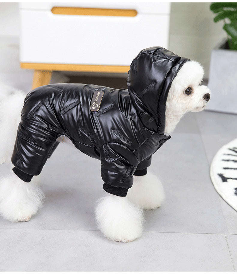 Puppy Padded Warm Winter Four-Legged Cotton Coat