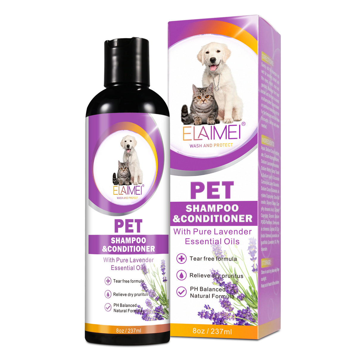 Two-In-One Anti-Hair Removal Pet Shampoo