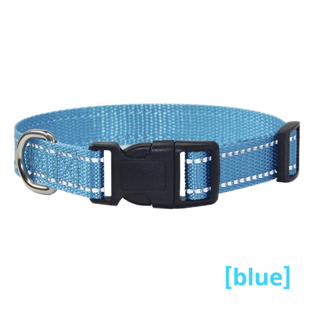 Reflective Dog Collar Outdoor Hand Holding Rope