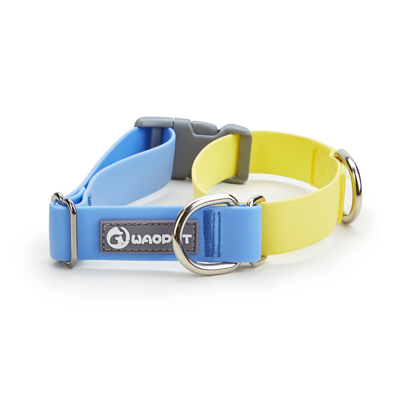 Plastic Waterproof Traction Collar Pet Supplies Tow Rope Collar