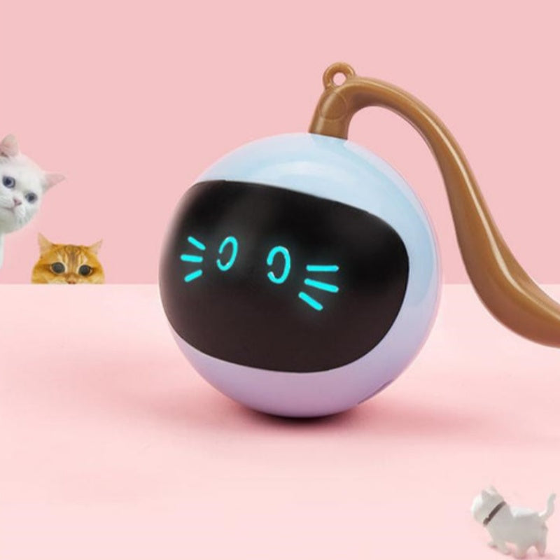 Interactive Colorful LED Rotating Pet Ball