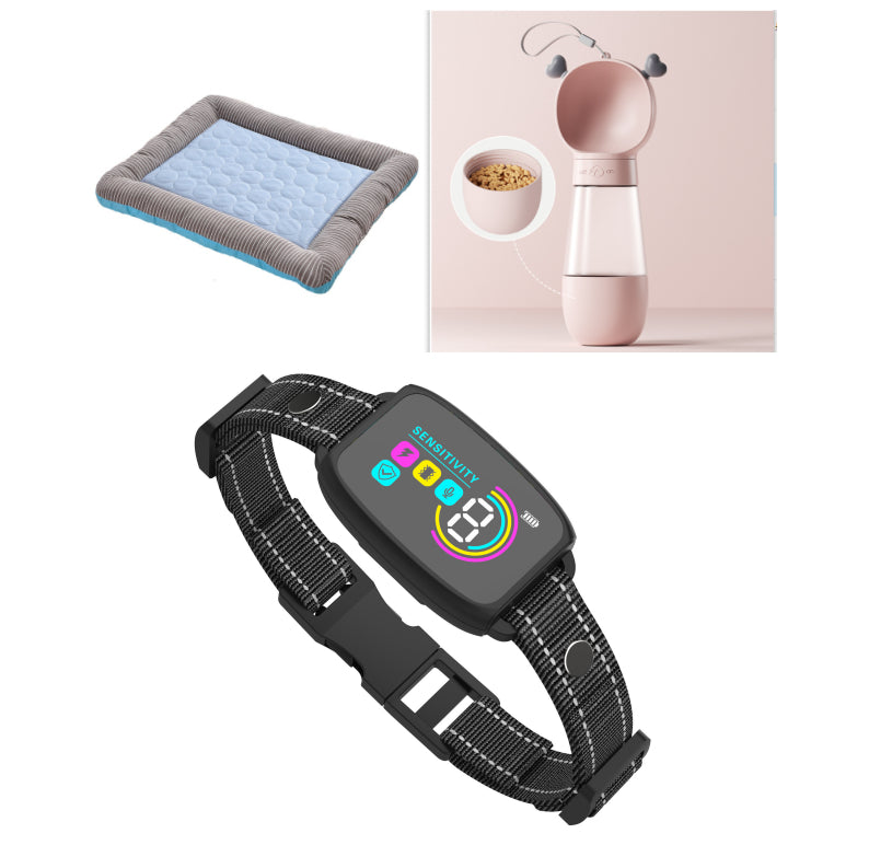 Smart Rechargeable Waterproof Anti-Bark Dog Collar
