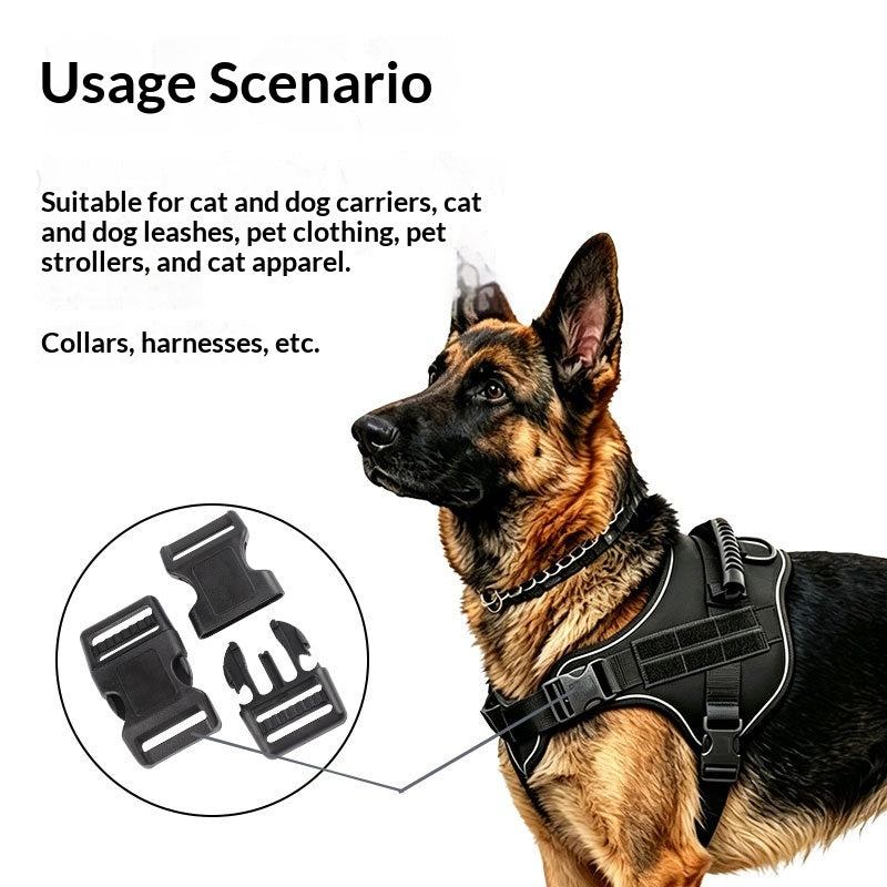 Pet Tactical Harness Plastic Buckle