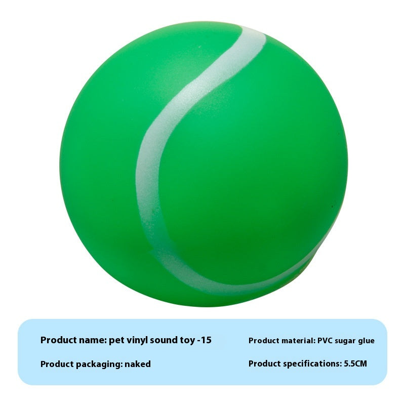 Pet Sound Rubber Simulation Bite-Resistant Ball