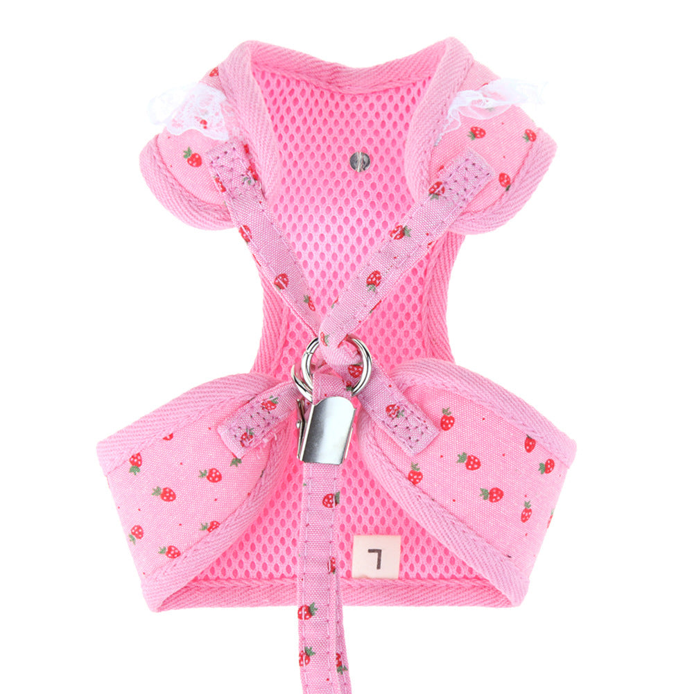 Strawberry Chest Rope for Dogs