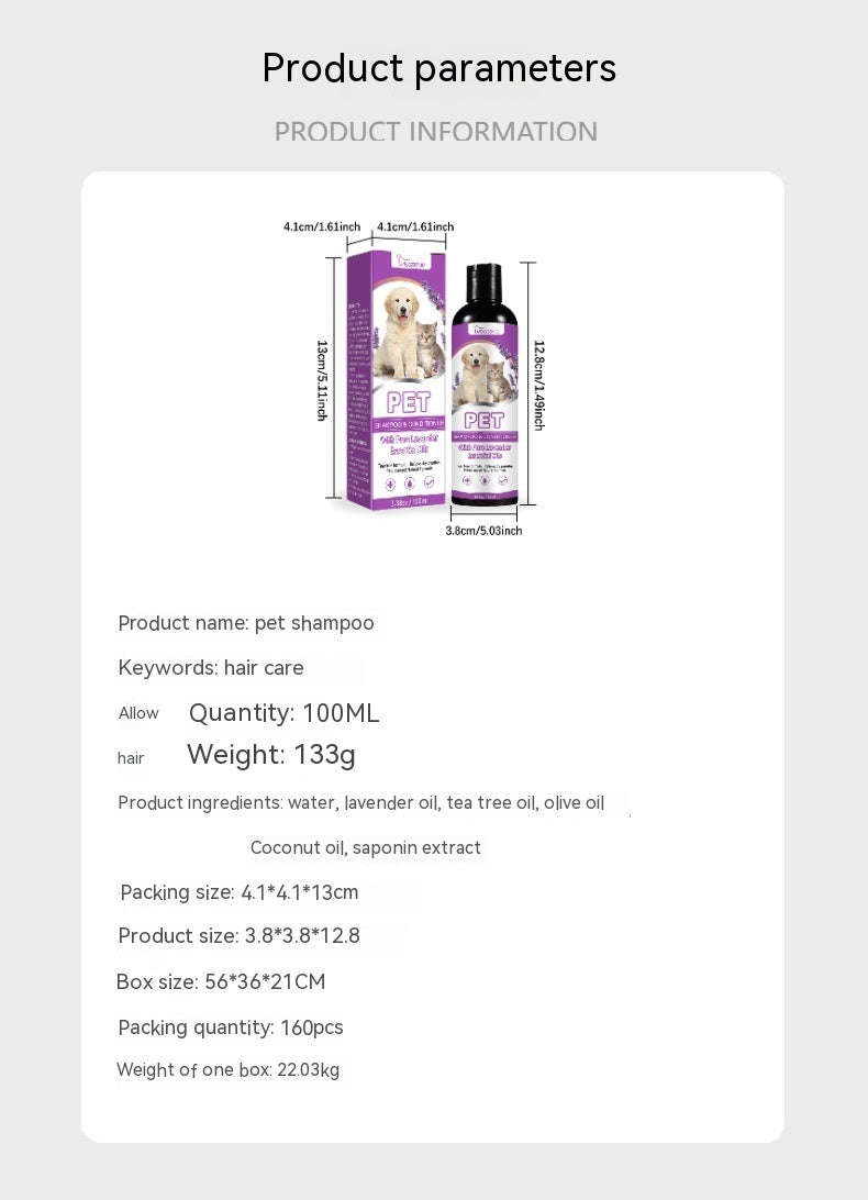 Pet Bath Shampoo for Dogs