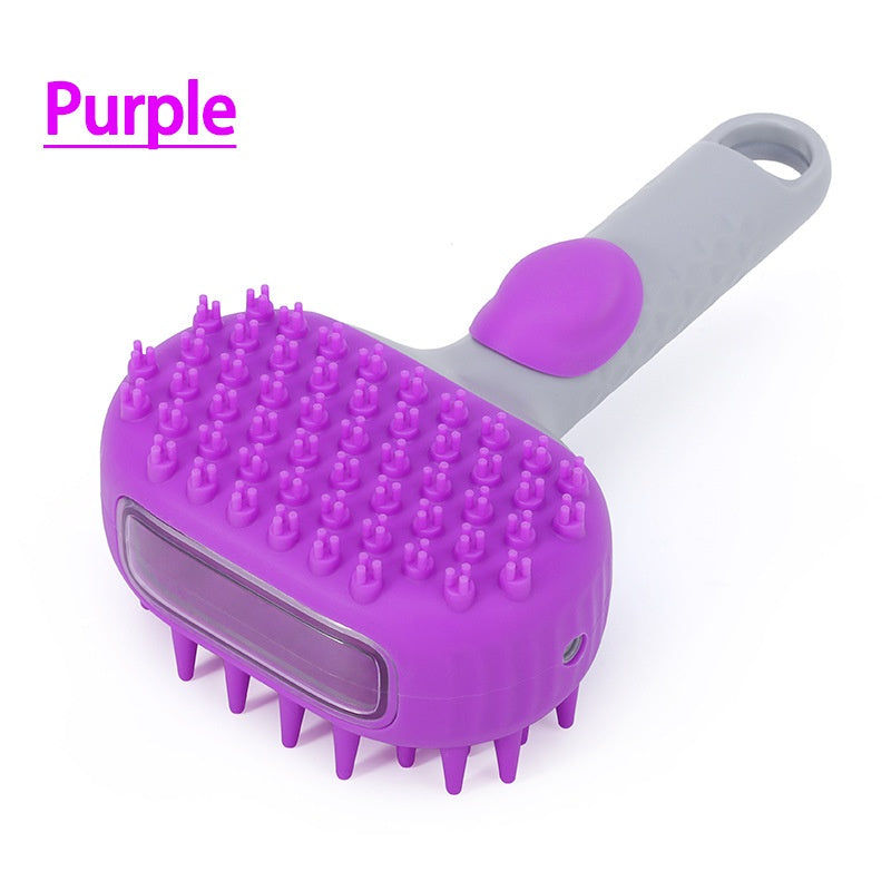 Silicone Dog Bath Brush For Hair Cleaning