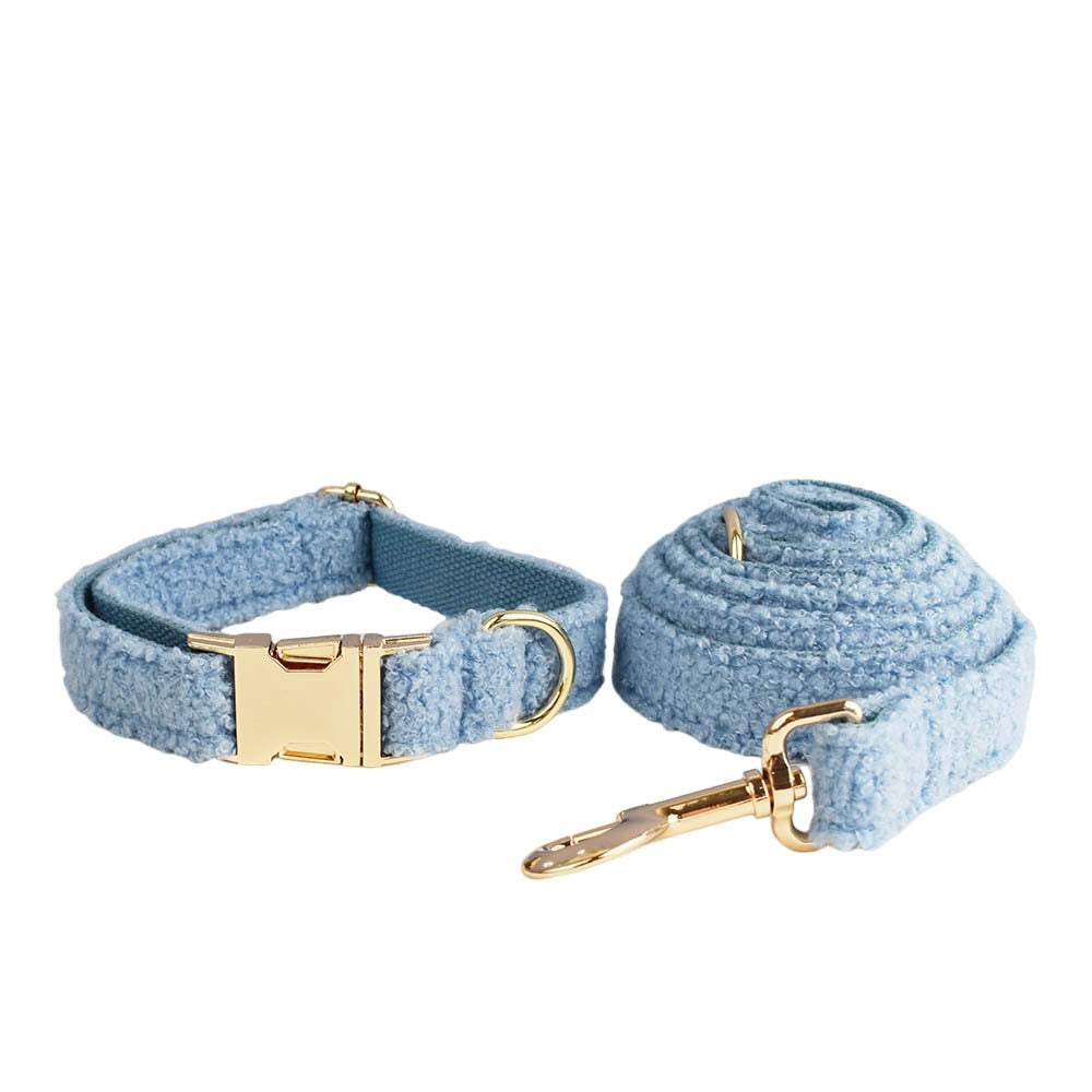 Blue Teddy Bear Dog Collar