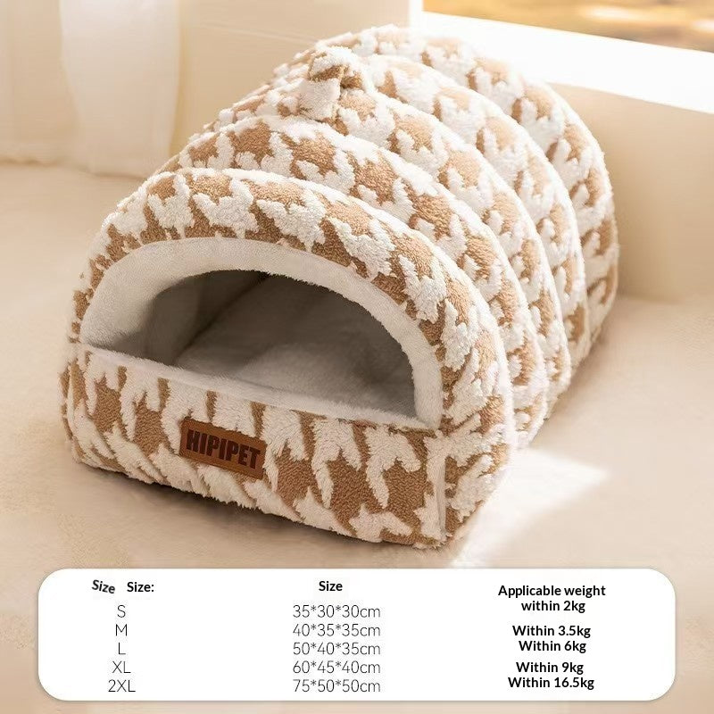 Warm Pet Bed Soft And Comfortable For A Cozy Sleep