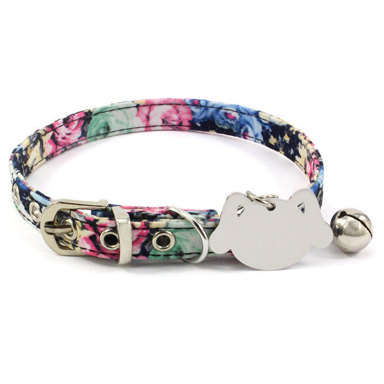 Double-Sided Laser Engraving Pet Collar Brass Bell