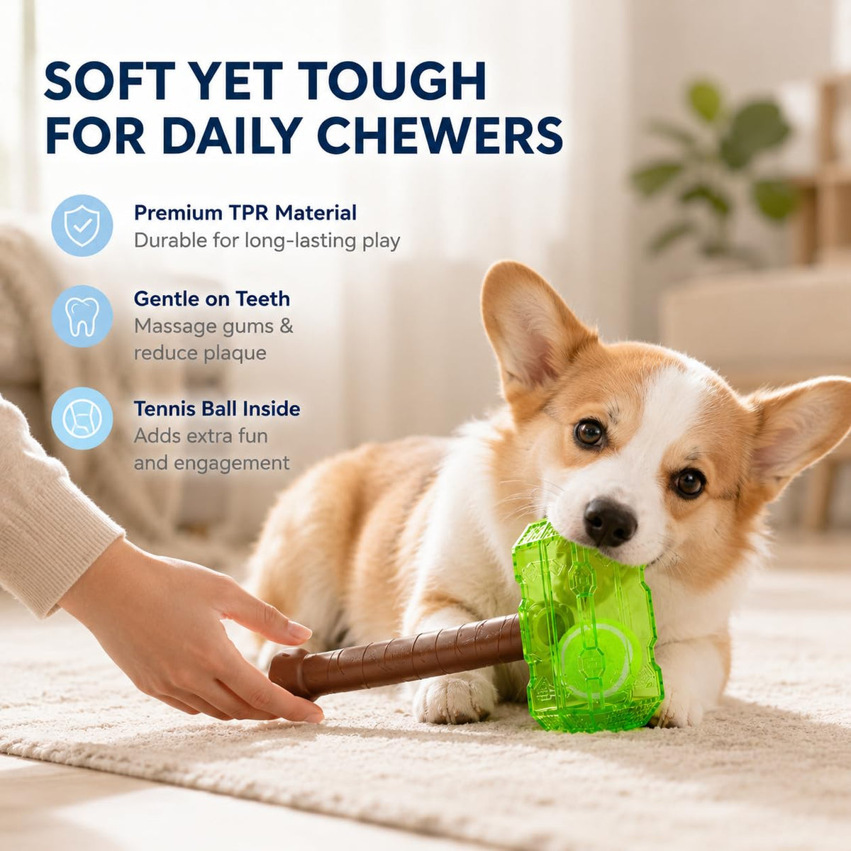 Tennis Ball Dog Chew Toy