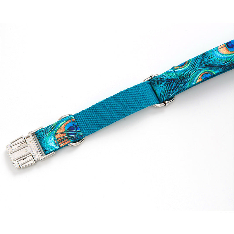 Zinc Alloy Buckle Large Dog Collar