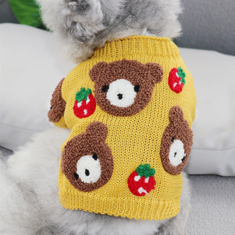 Autumn Winter Short Pet Sweater