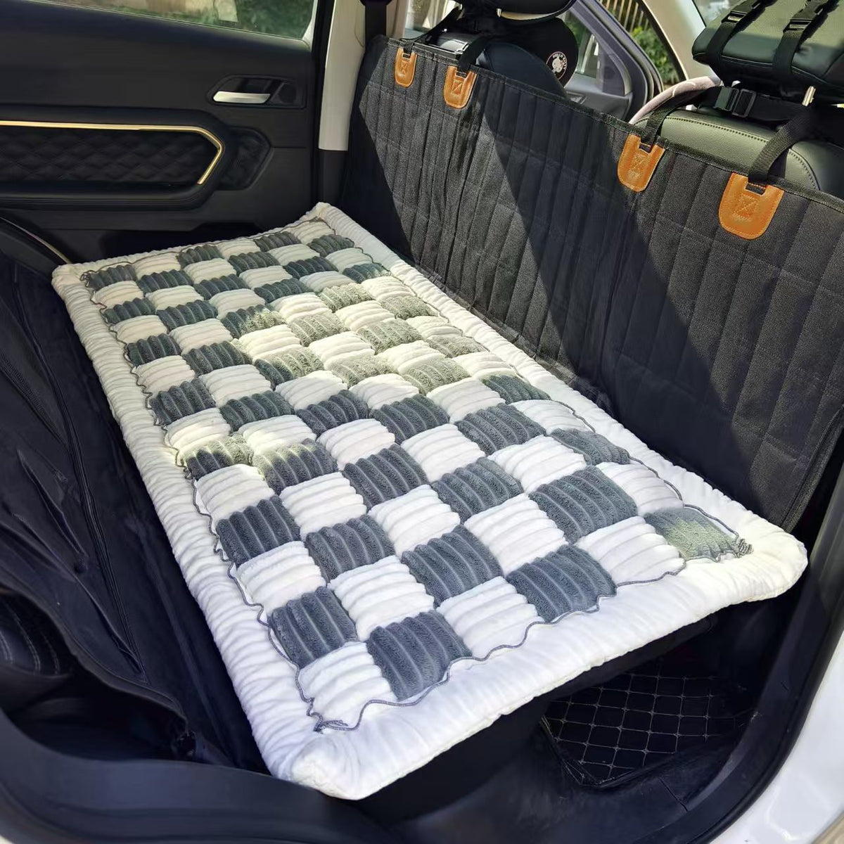 Thickened Plush Car Mat Cushion