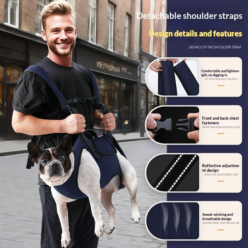 Portable Dog Carrier Crossbody Backpack