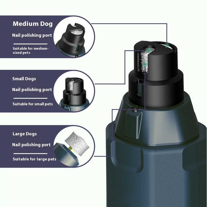Automatic Six-Speed Pet Nail Piercing Device With LED