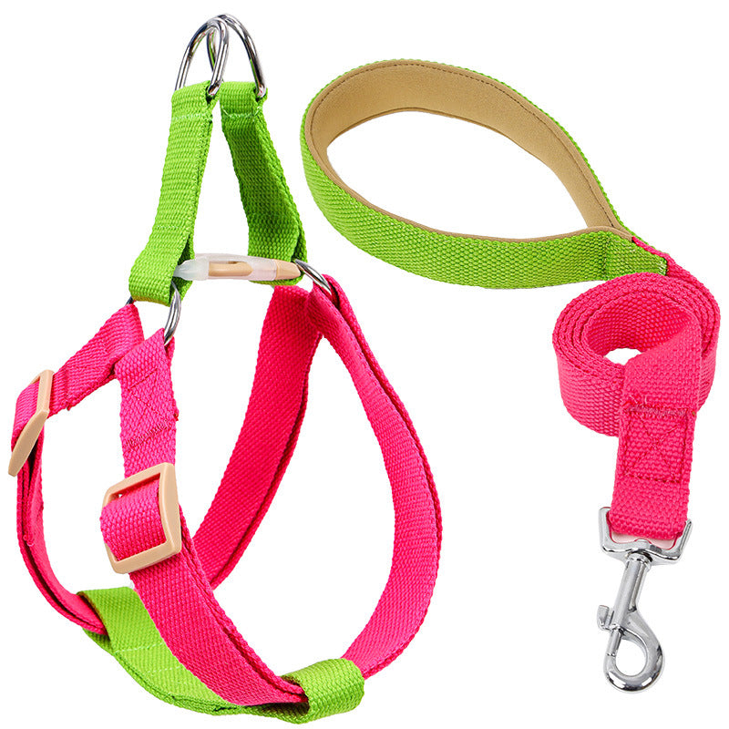 Vest-Style Drawstring Dog Leash