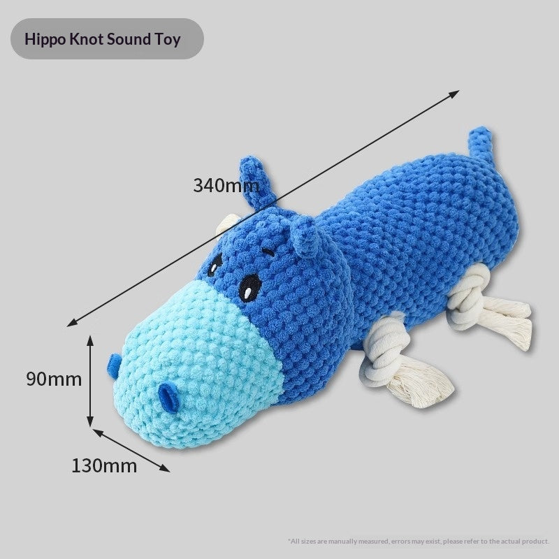 Teeth-Cleaning Plush Pet Toy With Sound