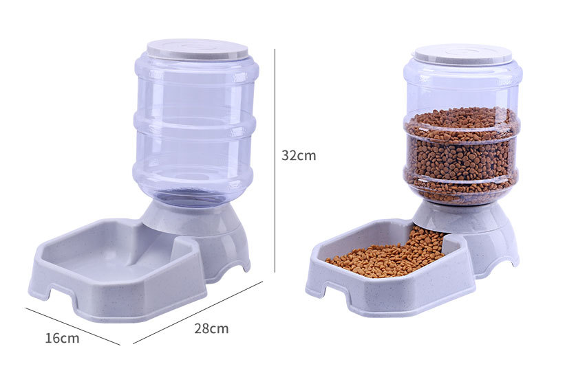 Automatic Pet Feeder And Water Fountain