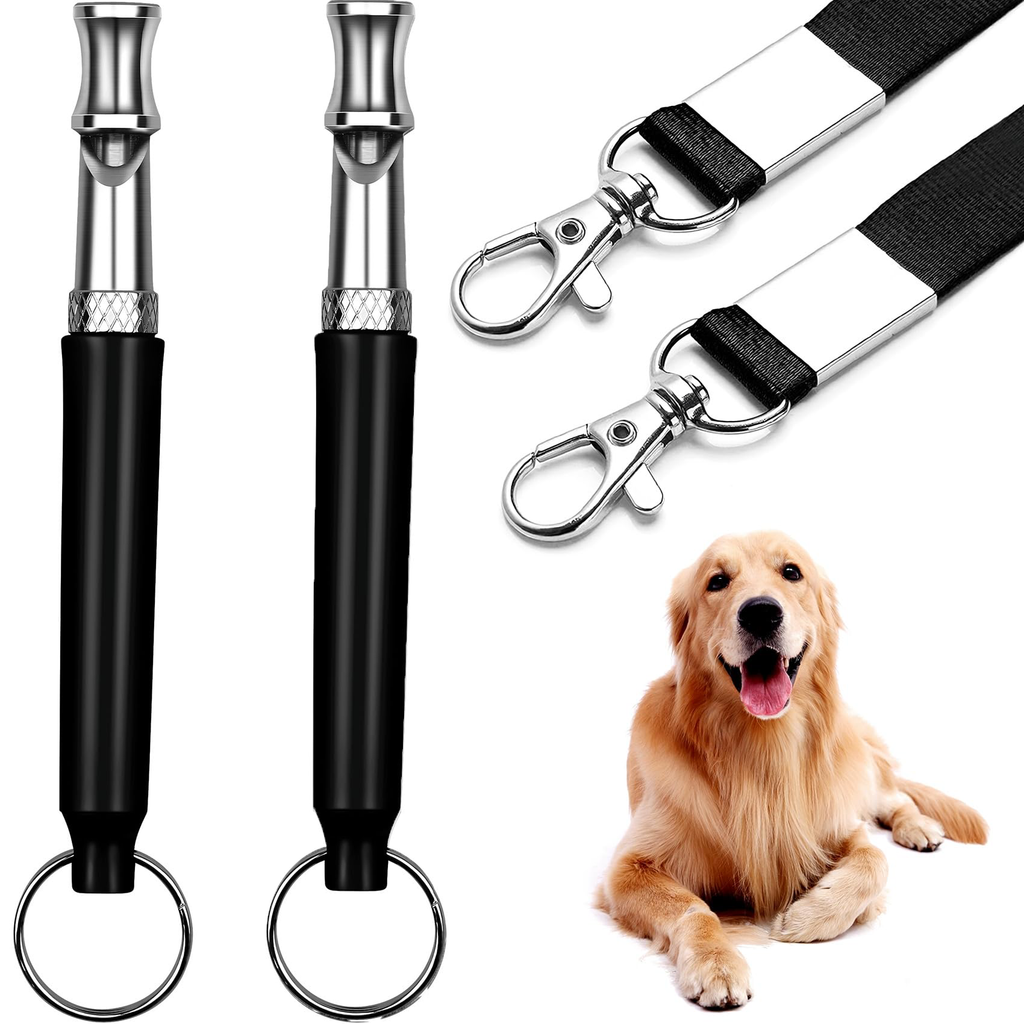Adjustable Dog Training Whistle Two-Pack