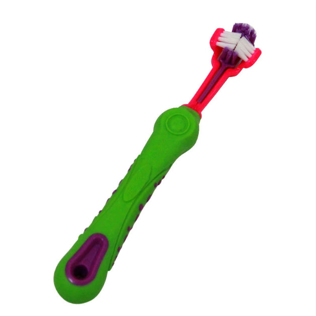 Double-Headed Finger Pet Toothbrush