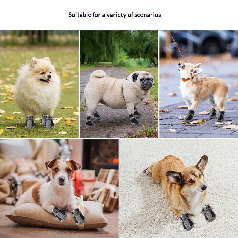 Breathable Waterproof Non-Slip Pet Rain Boots