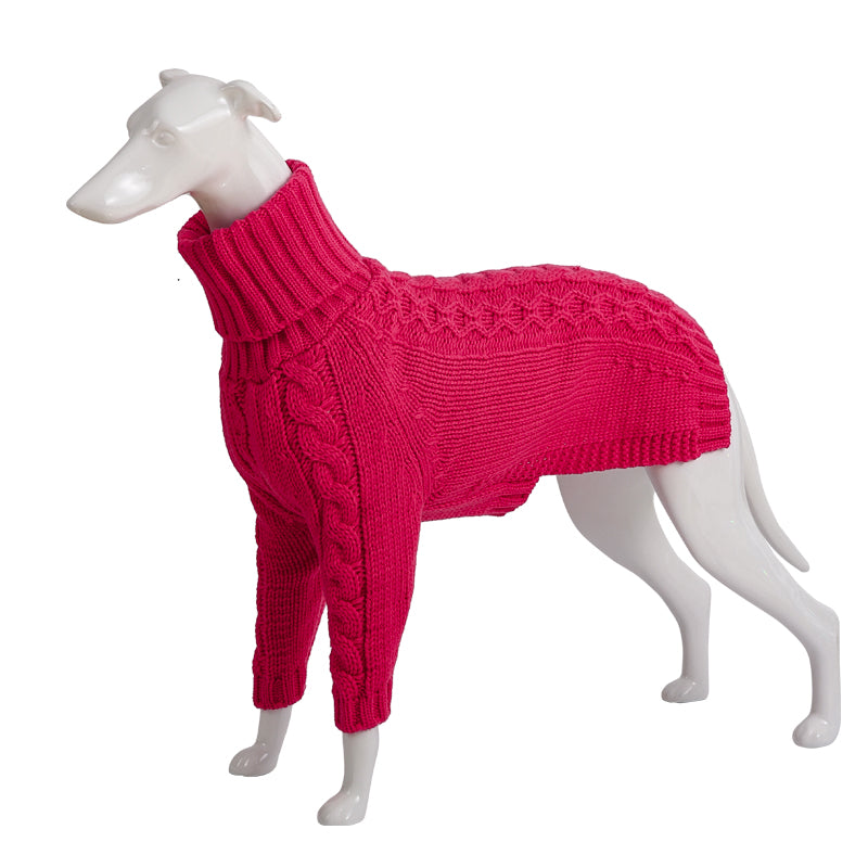 Winter High Collar Dog Sweater