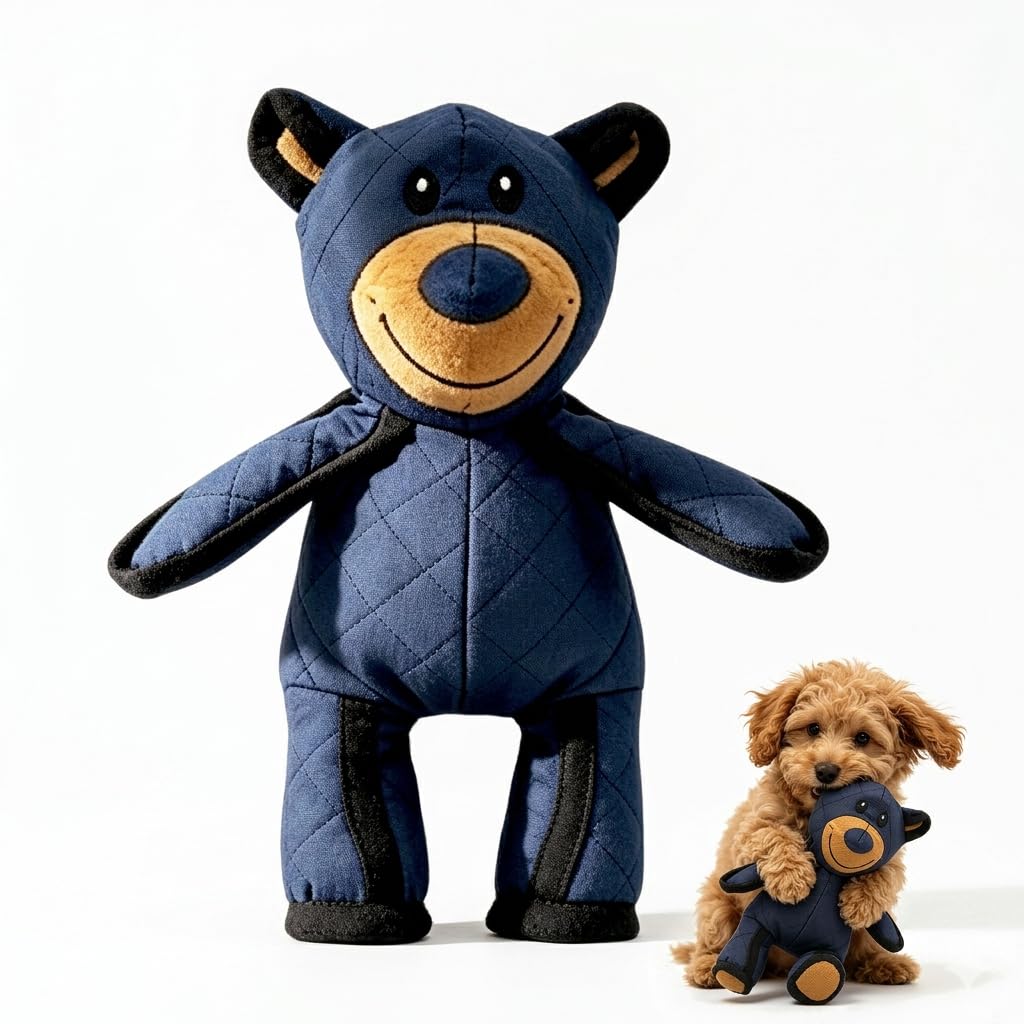 2026 New Unbreak-Bear Dog Toy, Indestructible Bear Dog Toy For Heavy Chewers, Tough Unbreakable Bear Dog Companion Toy For Aggressive Chewer