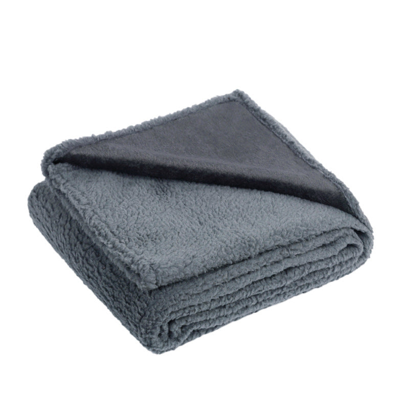 Flannel Fleece Thickened Pet Blanket