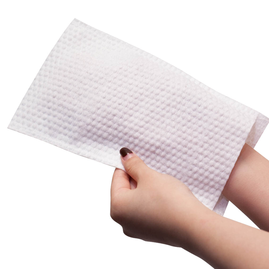 Palm-Sized Sponge Cloth With Five-Finger Ultrasonic Bonding, Made Of Non-Woven Fabric