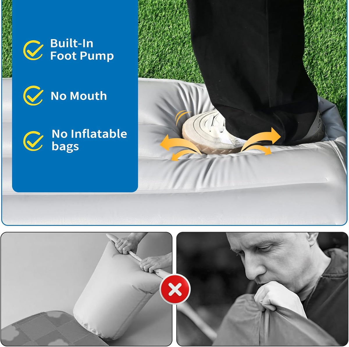 Medium Inflatable Waterproof Dog Travel Bed