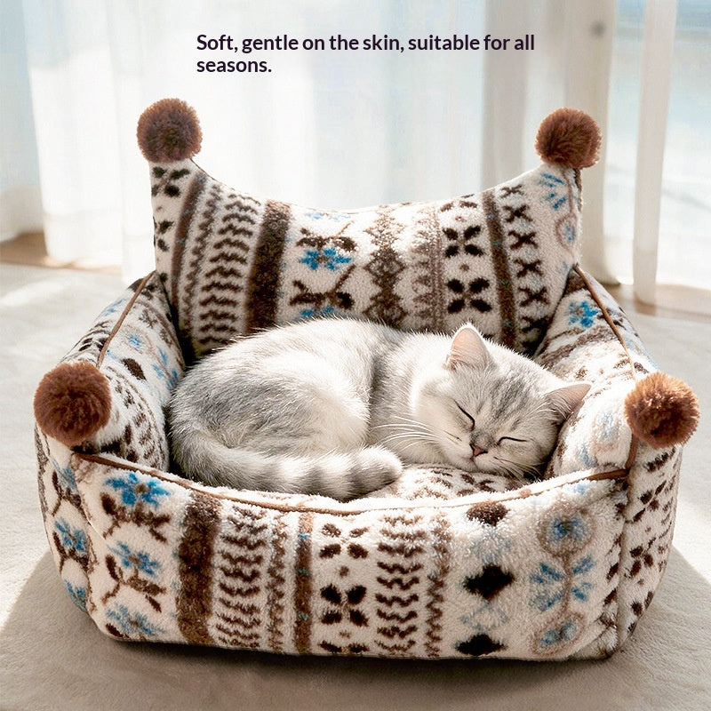 Warm Sofa Pet Bed