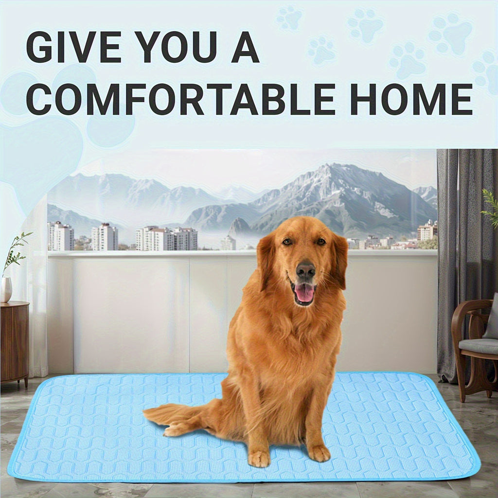 Ice Silk Cooling Latex Dogcat Cool Pad