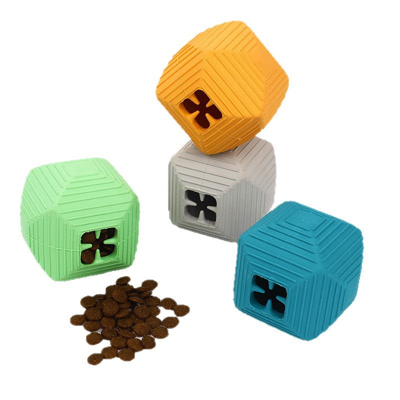 Pet Dog Puzzle Training Toy Bite-Resistant Rubber Ball