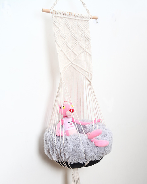 Handmade Macrame Pet Swing Bed