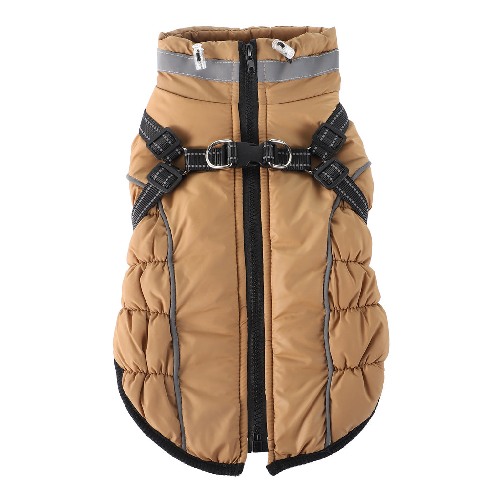 Warm Reflective Waterproof Fleece Pet Coat