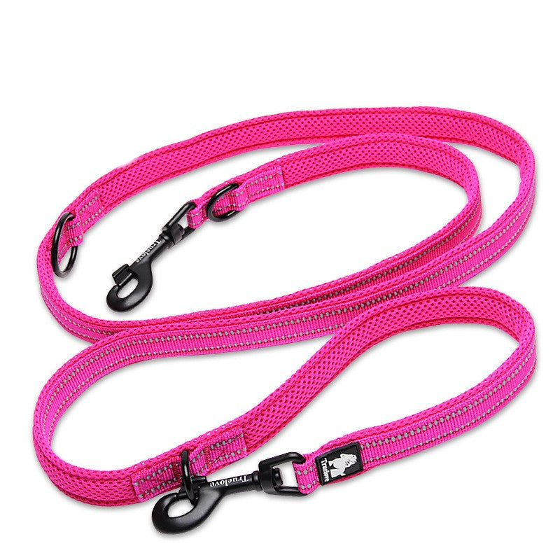 Multi-Functional Pet Dog Traction Rope Double-Ended Outdoor