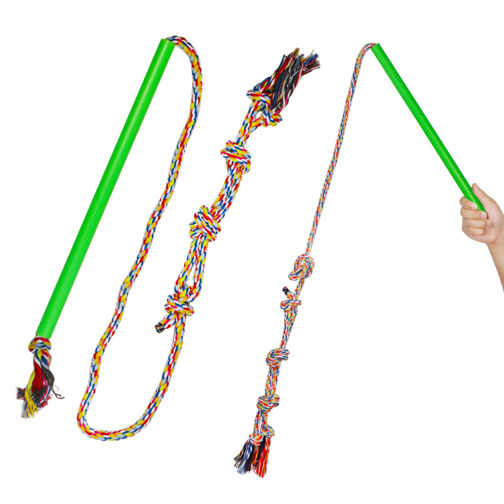 Cotton Rope Dog Training Pole