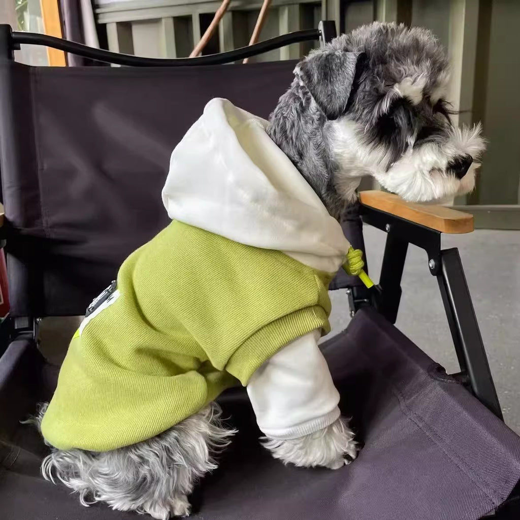 Fleece-Lined Insulated Hooded Pet Sweatshirt