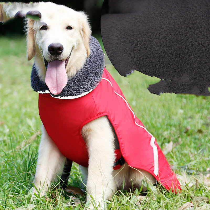 Reflective Warm Vest For Large Dogs