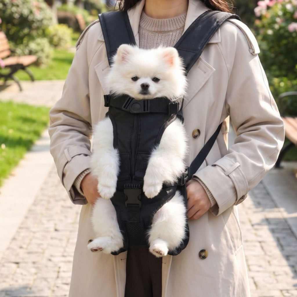 Fabric Dog Carrier Backpack for Outdoors