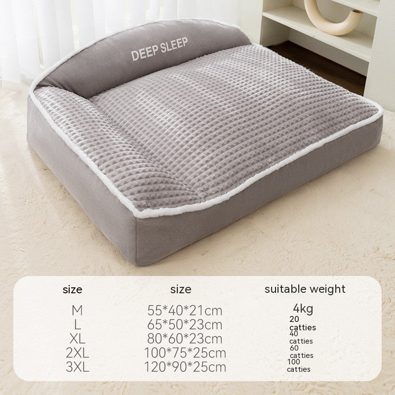 Waterproof Removable And Washable Non-Stick Fur Small And Medium-Sized Dogs Kennel