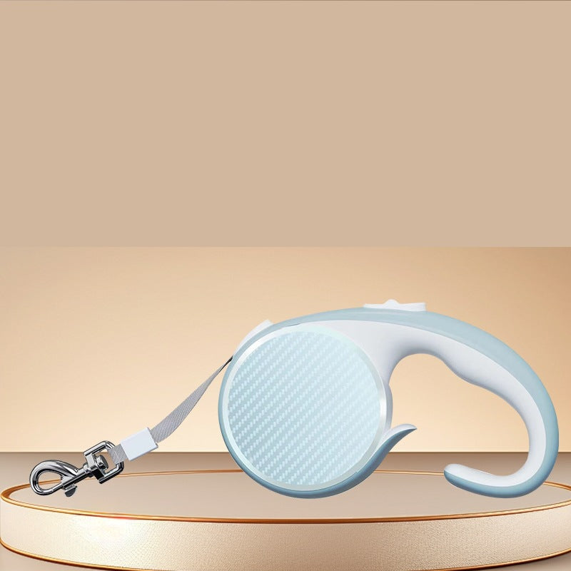 Retractable Dog Leash with Stainless Steel Cord