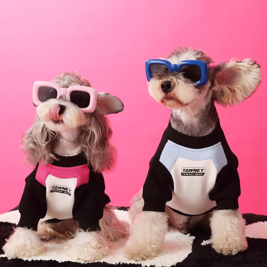 Stitching Zipper Pullover Dog Sweater