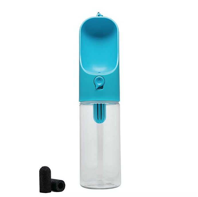 Pet Accompanying Cup Portable Dog Travel Drinking Fountain Outdoor Kettle 400Ml