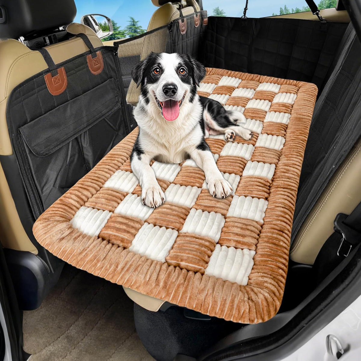 Thickened Plush Car Mat Cushion